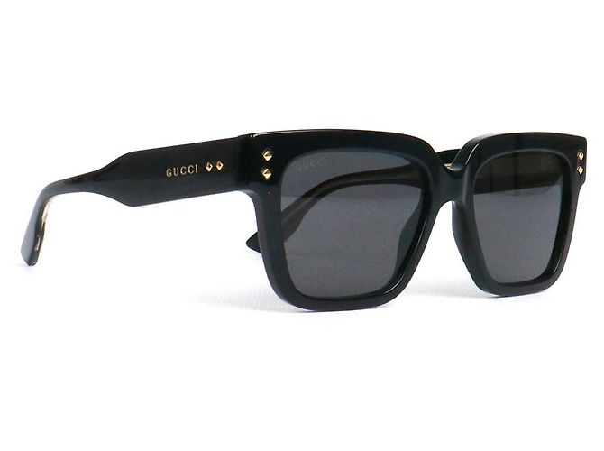 GUCCI - Occhiali da sole Gucci in plastica nera Nero
