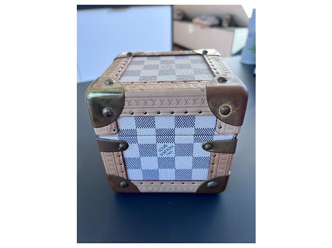 Louis Vuitton Wunderbox Weiß Hellblau Holz