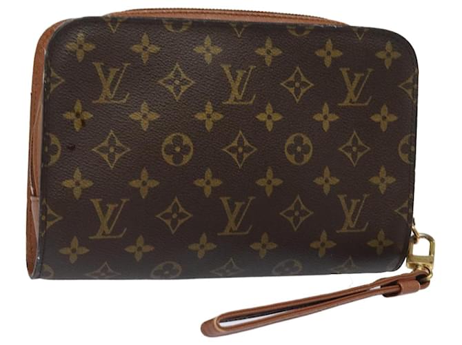 LOUIS VUITTON Monogram Orsay Clutch Bag M51790 LV Auth 85499