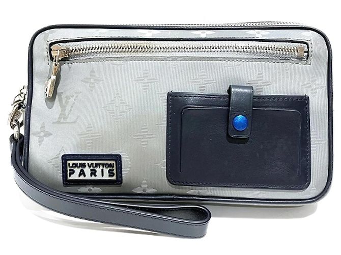 Pochette Satellite Alpha Monogram Louis Vuitton M44171 Noir Argenté