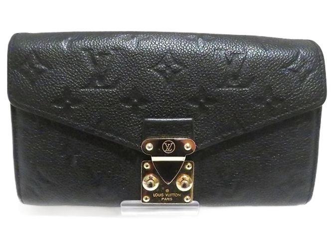Metis Long Geldbörse Monogram Empreinte Louis Vuitton Schwarz
