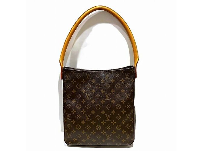 Borsa Tote Louis Vuitton Monogram Looping GM Marrone