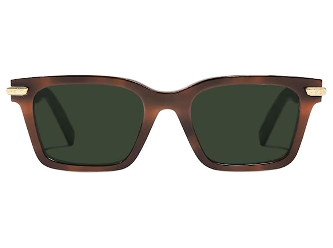 Berluti Novos óculos de sol em acetato Radiant Marrom Metal  ref.1588734
