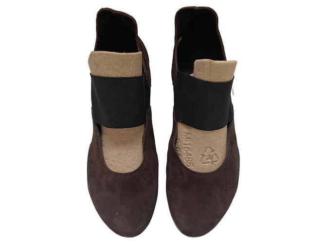 Autre Marque Décolleté ARCHE in nubuck marrone e nero