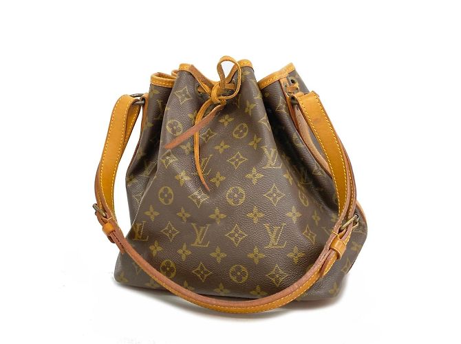 Noe Bolsa de Ombro Petit Noé Monograma Louis Vuitton Marrom