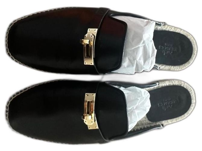 Hermès Feria Espadrille Noir