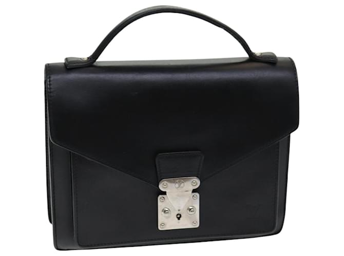 LOUIS VUITTON Nomad Monceau 28 Hand Bag SPO Black LV Auth yk14145 Leather  ref.1590977