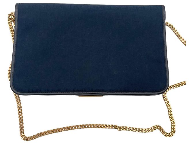Monogramma Trotter Christian Dior Blu navy