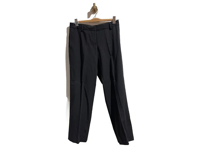 MAX MARA Hosen T.US 4 Wolle Blau