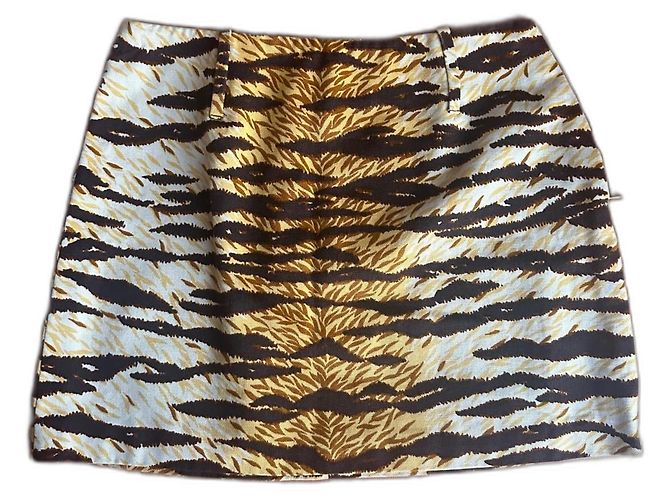 Dolce & Gabbana Zebra Minirock beige