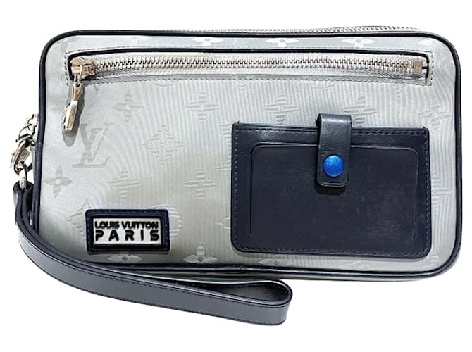 Louis Vuitton Satellite Silvery Cloth  ref.1591938