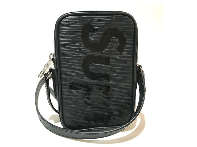 Borsa a spalla Pochette Danube PPM in pelle Epi Louis Vuitton Nero