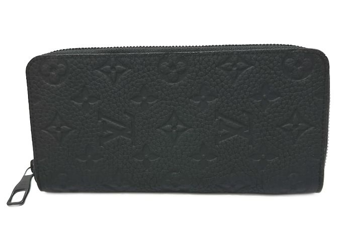 Louis Vuitton Monogram Zippy Wallet Black