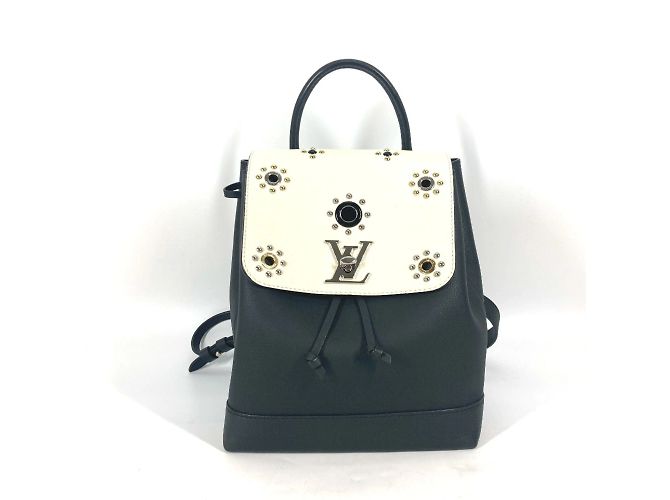 Louis Vuitton Lockme Backpack Black White