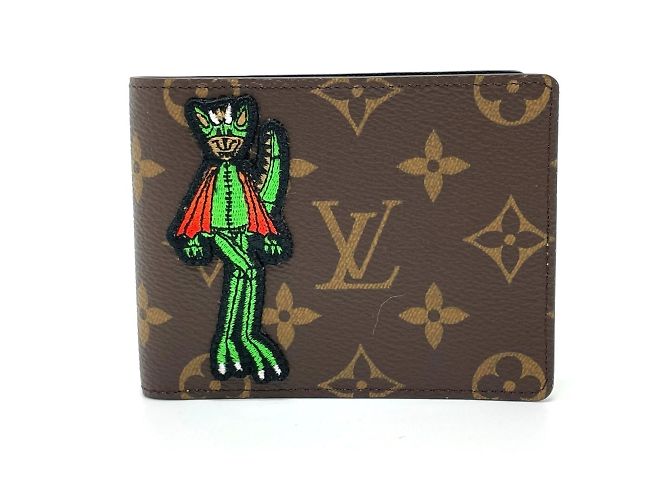 Louis Vuitton Monogram Bi-Fold Geldbörse Braun Monogramm