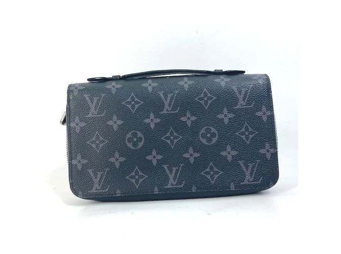 Zippy Cartera larga Monogram Eclipse Louis Vuitton Negro