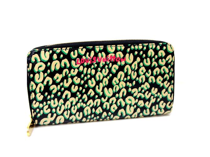 Louis Vuitton Black Patent Leather Long Wallet