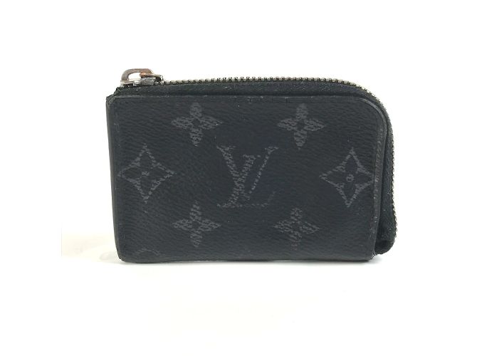 Portamonete Louis Vuitton Monogram Eclipse Nero