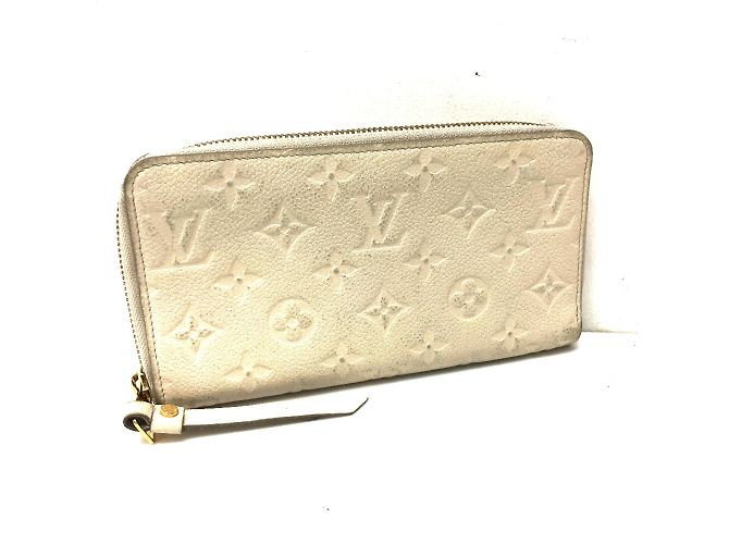 Cartera larga Monogram Empreinte Louis Vuitton Blanco