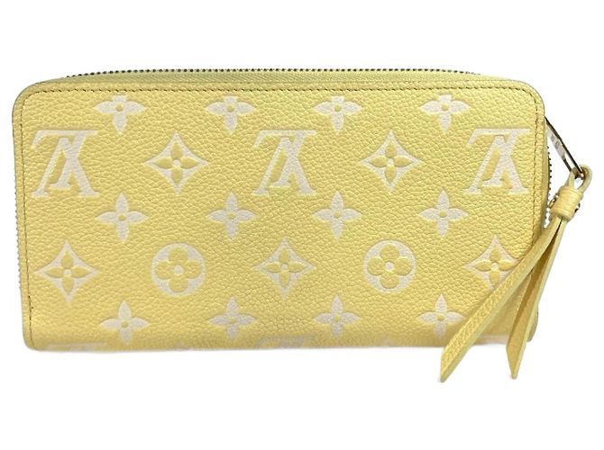 Cartera larga Monogram Empreinte Louis Vuitton Amarillo