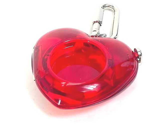 Louis Vuitton Red Plastic Keyring