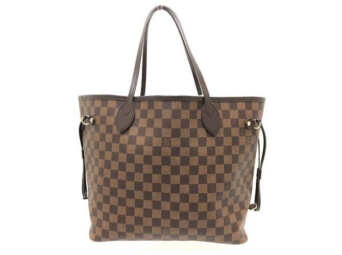 Borsa tote Louis Vuitton Neverfull MM Marrone