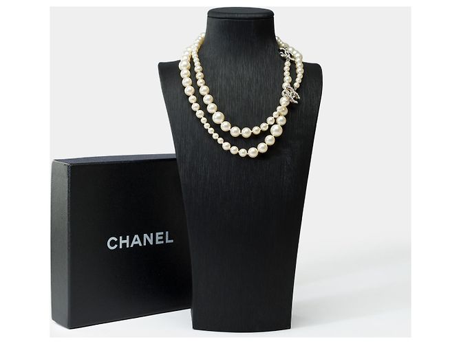 Gioielli CHANEL in Perla Bianca - 101452 Bianco