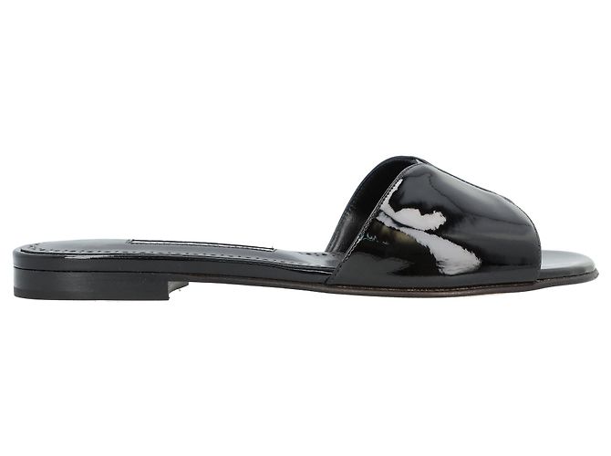 Manolo Blahnik Houramu Flat Cinza