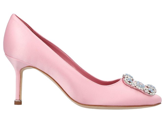 Manolo Blahnik Hangisi 070 Escarpin Rose
