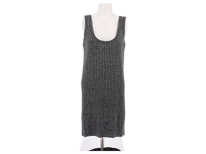 Dolce & Gabbana Kleid T.IT 40 Synthetisch Grau