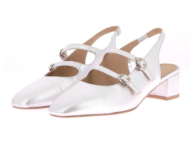 CHATELLES Sapatilhas T.EU 37 Couro Prata