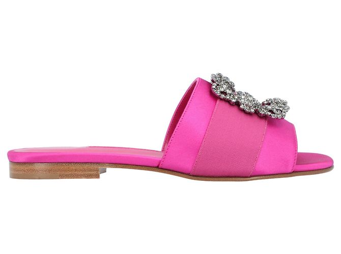 Manolo Blahnik Martamod Flat Roxo