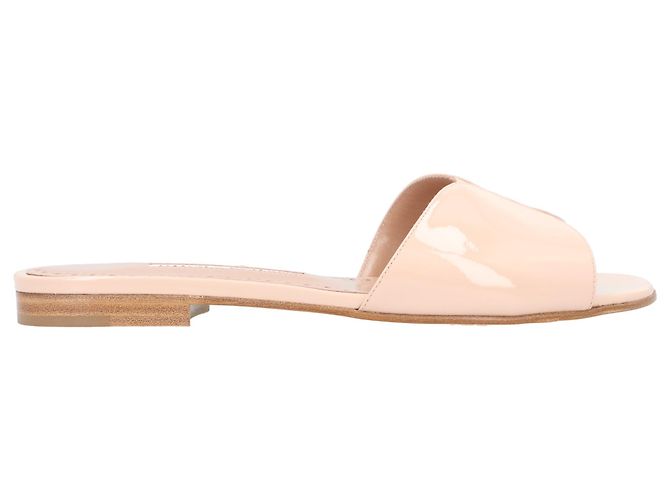 Manolo Blahnik Houramu Flat Bege