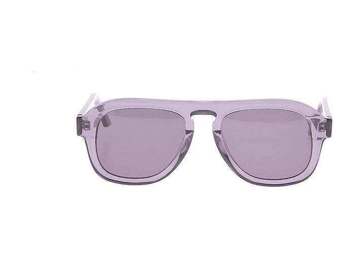 Autre Marque Non Signé / Unsigned sunglasses T.  Plastic Grey