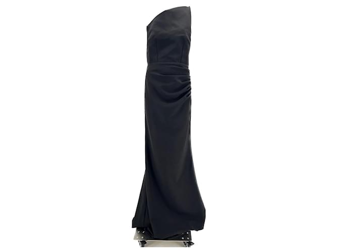 Autre Marque Non Signé / Unsigned dresses T.FR 38 Viscose Black  ref.1595100
