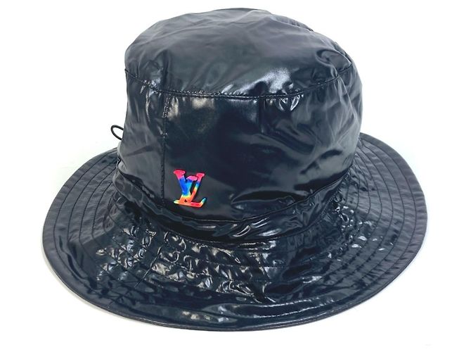 Louis Vuitton Black Nylon Bucket Hat
