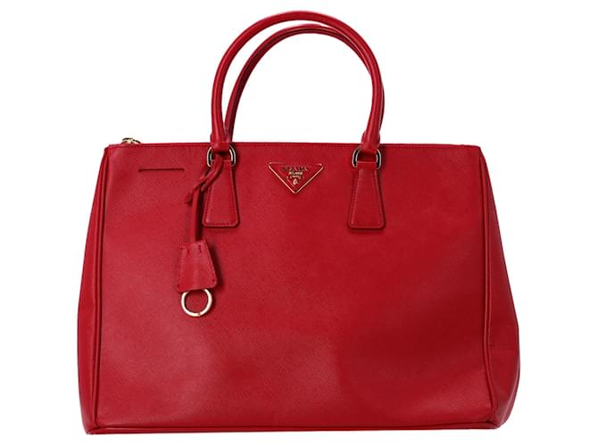 Prada saffiano bag red sale