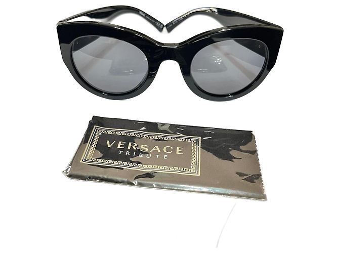 Lunettes de soleil Versace Medusa Tribute Noir Acétate