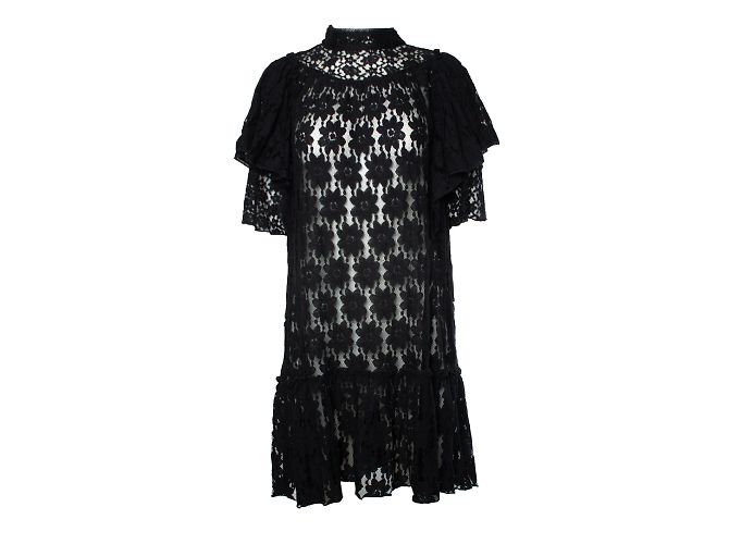 Isabel Marant Etoile Schwarzes Spitzenkleid Isabel Marant Étoile