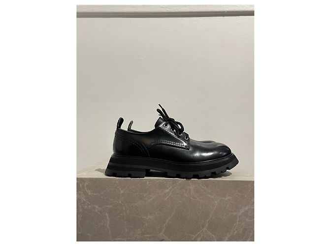ALEXANDER MCQUEEN Stringate T.EU 38.5 Pelle Nero 