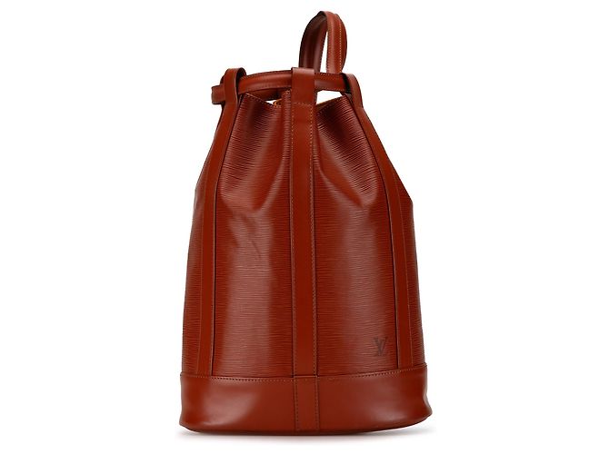 Brown Louis Vuitton Epi Randonnee PM Backpack