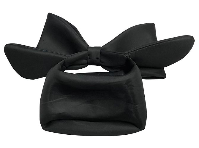 Simone Rocha Schleifenhandtasche schwarz Nylon