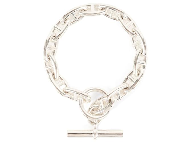 Hermès Hermes Chaine d'Ancre Charm Bracelet Silvery Silver  ref.1598641