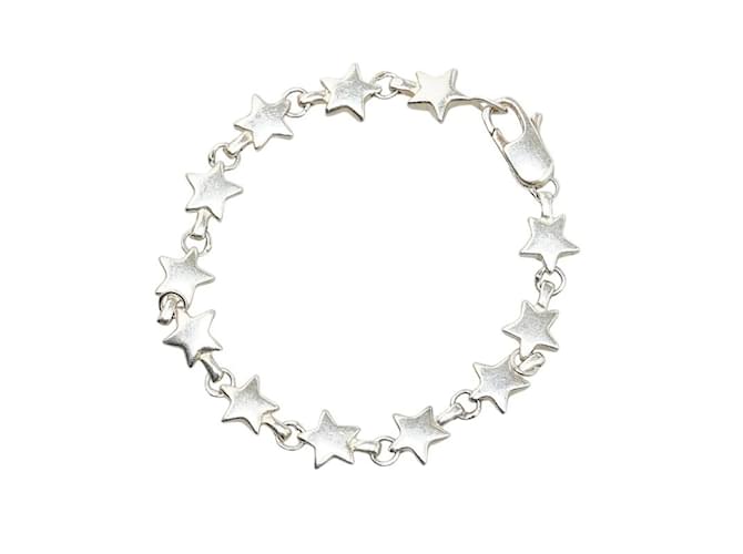 アクセサリー Tiffany Puff Star Bracelet & Necklace Excellent] Tiffany & Co. Puff Star Bracelet Chain Link 925
