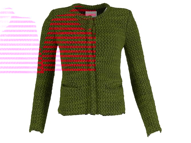 Iro Molly Knit Jacket in Red Tweed
