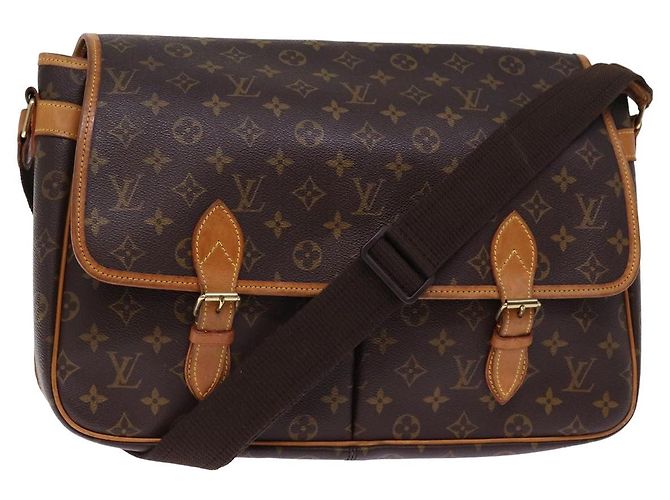 Gibeciere Borsa a Spalla Gibecière Louis Vuitton Marrone