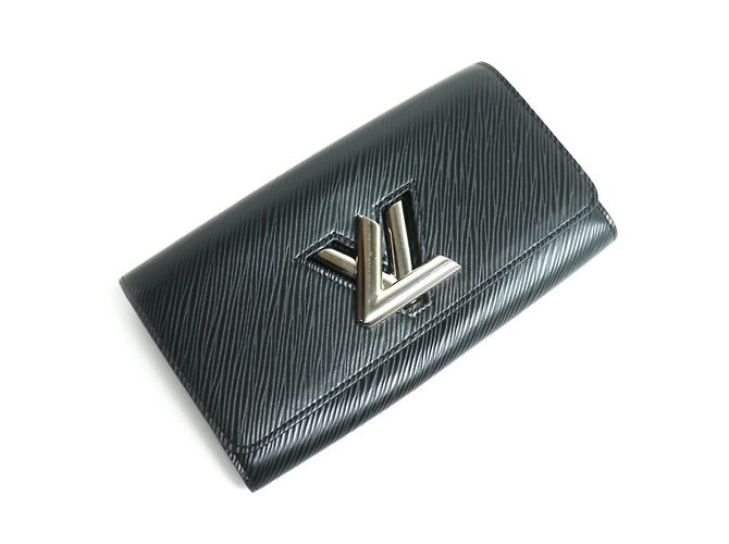Twist Cartera larga Epi Louis Vuitton Negro