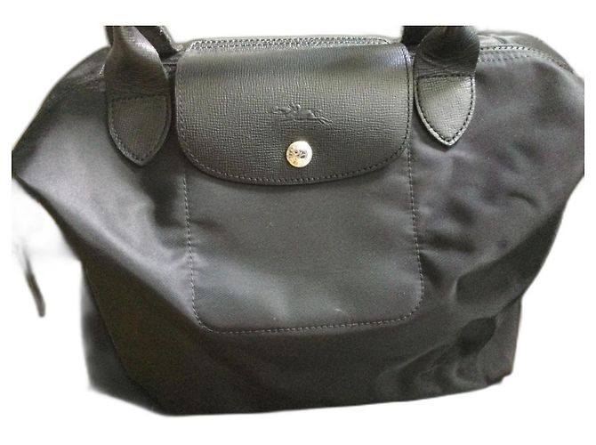 Longchamp Le Pliage M Handtasche Nylon Schwarz