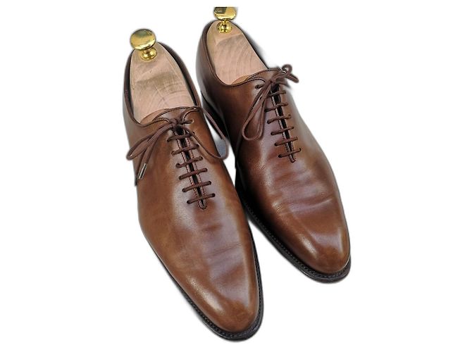 J.M. WESTON Flore 402 Scarpe stringate in pelle marrone