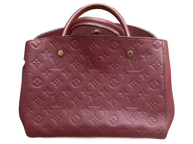 Bolsa Louis Vuitton Montaigne Rosa em couro de bezerro MM